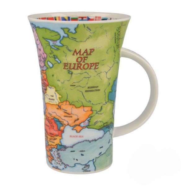 Becher Glencoe &quot;Map of Europe&quot;, 0,5 l